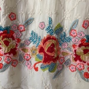 Johnny Was Embroidered Blouse